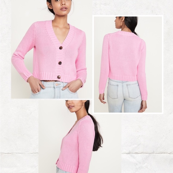 Pink cardigan sweater 💕 - Picture 2 of 5